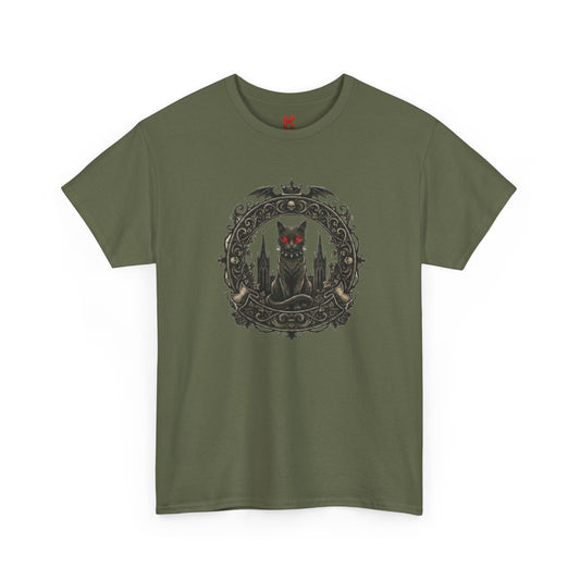 T-shirt Chat Gothique