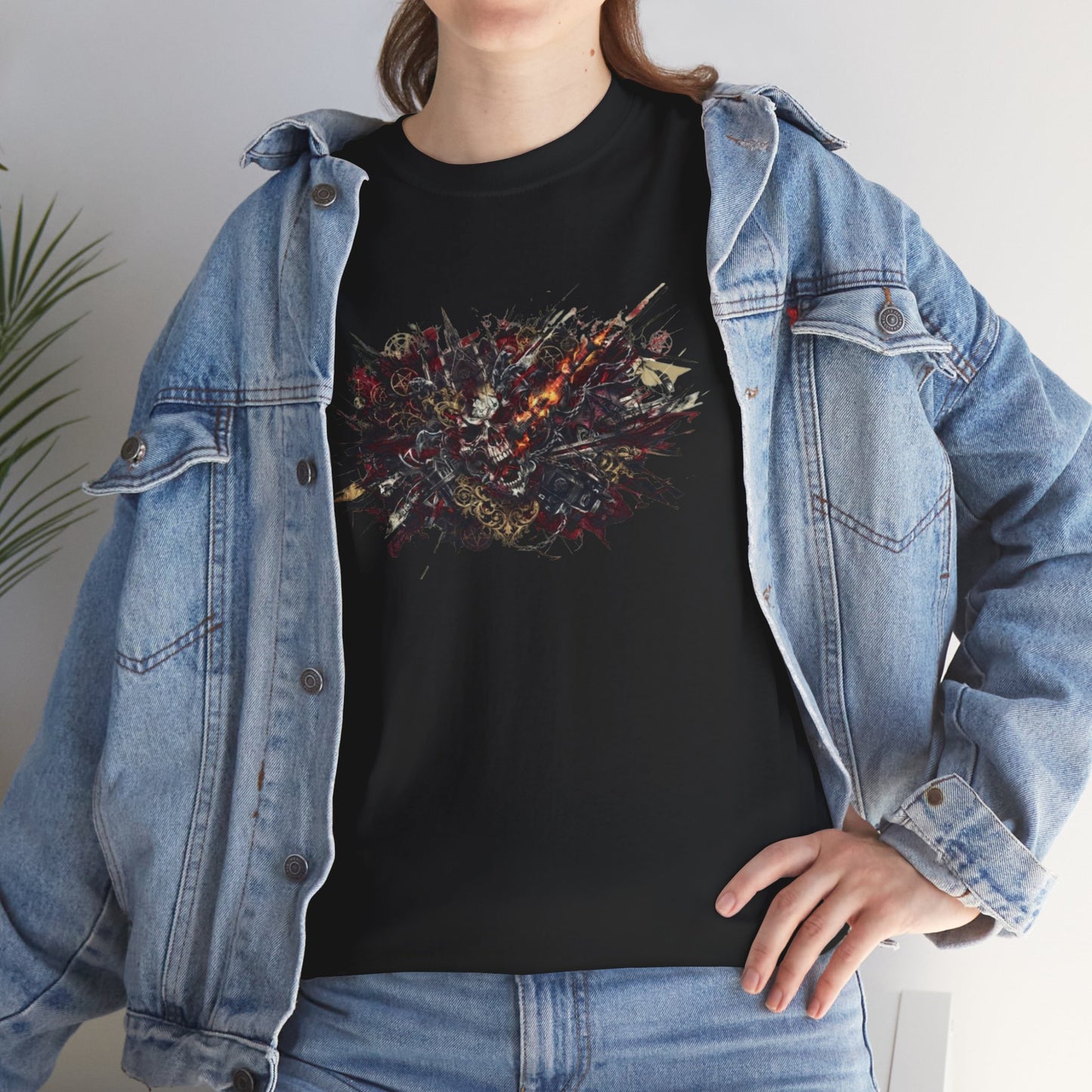 Galaxy Abstract Metal T-Shirt
