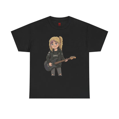 T-shirt Fille guitariste