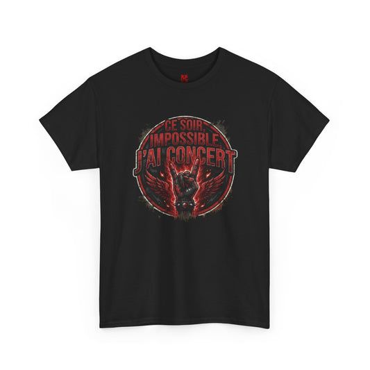 T-shirt de concert de rock