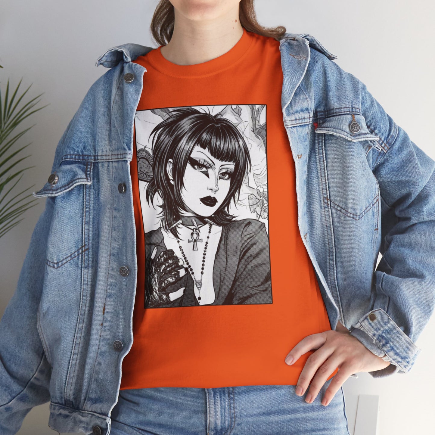 Gothic Manga Portrait T-Shirt