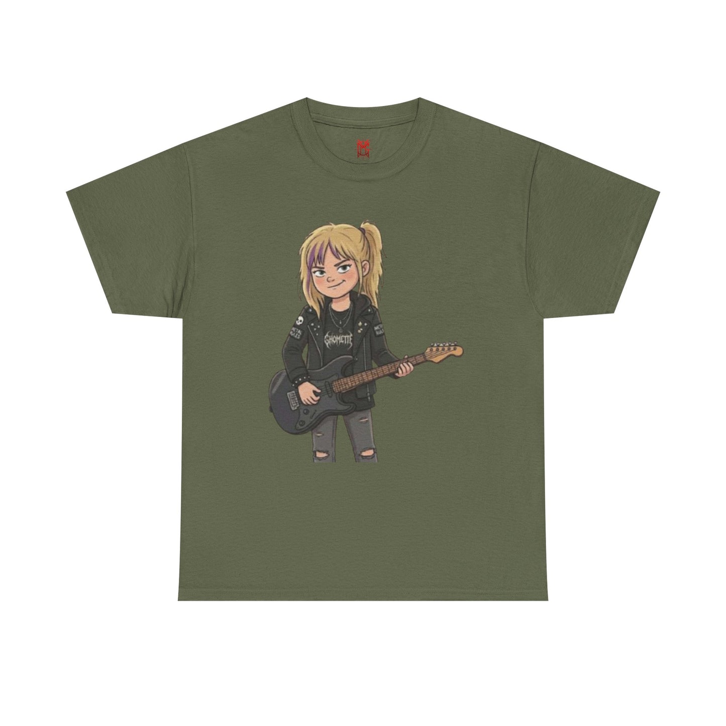 T-shirt Fille guitariste