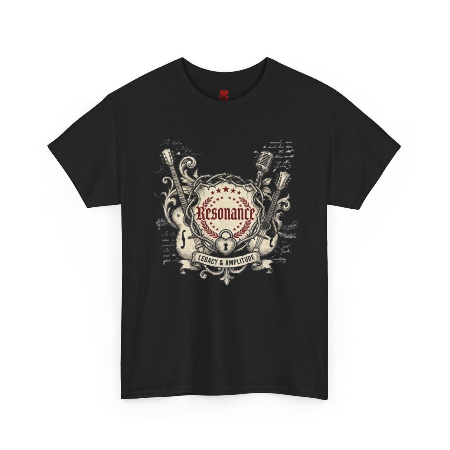 T-shirt Resonance Music avec blason