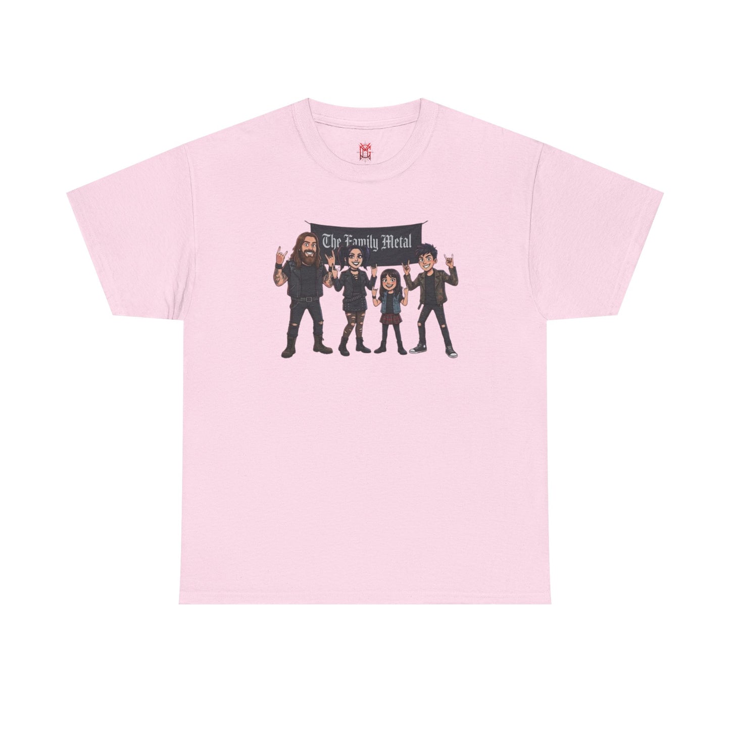 T-shirt famille Heavy Metal