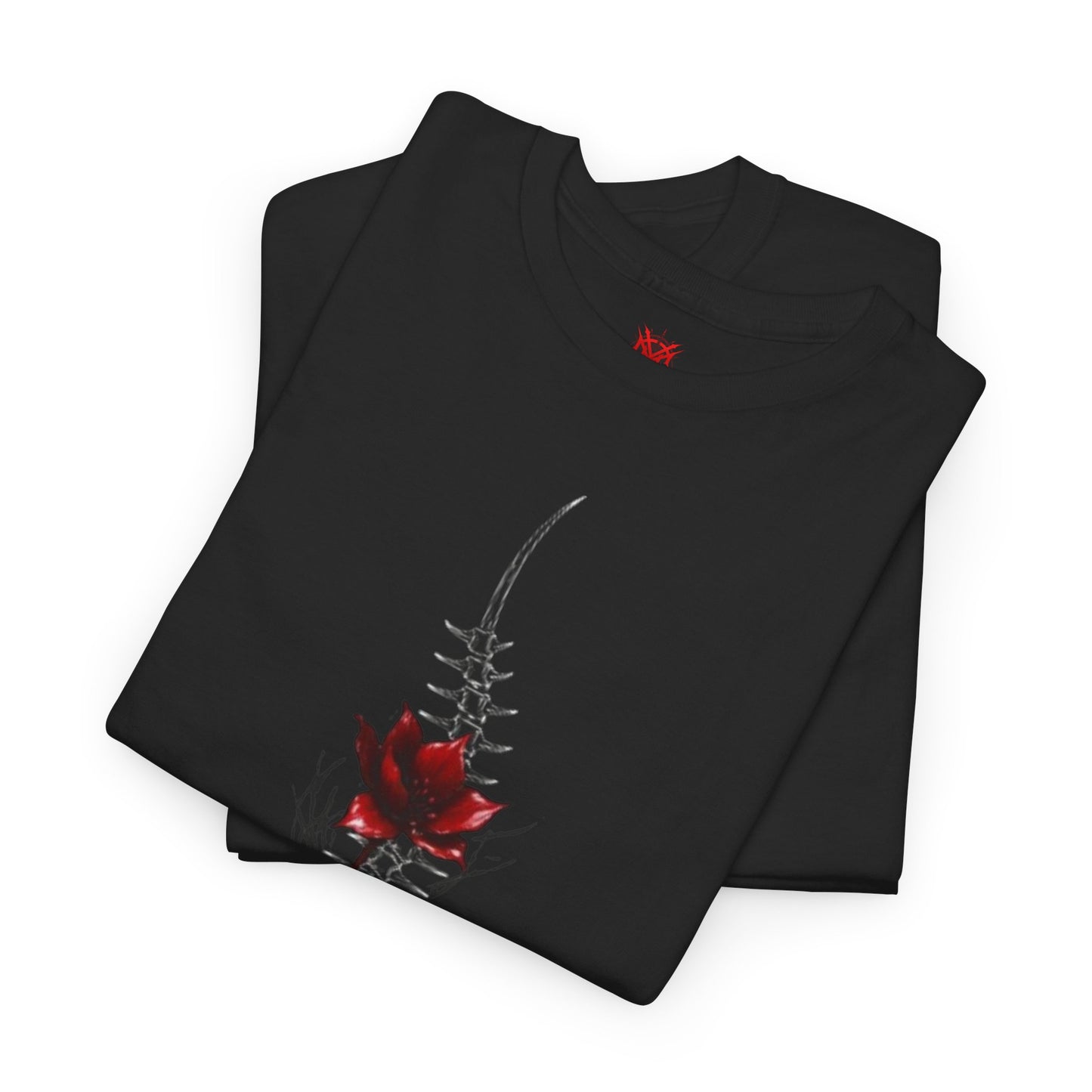 Spine & Red Rose T-Shirt