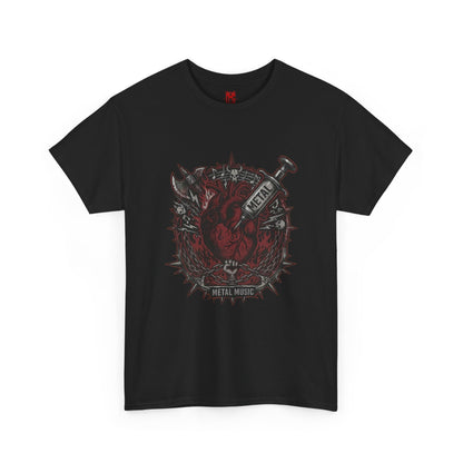 Metal heart Music T-Shirt