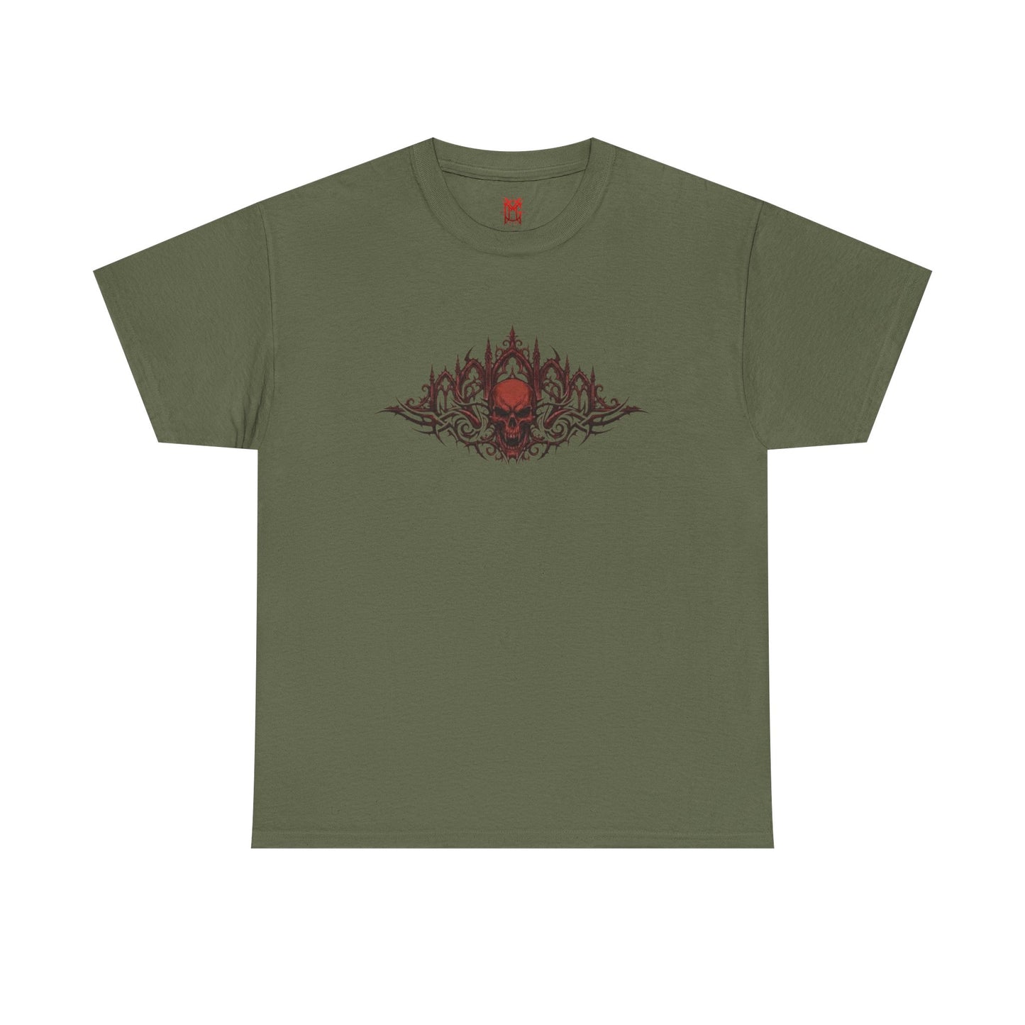 Gothic Red Skull T-Shirt