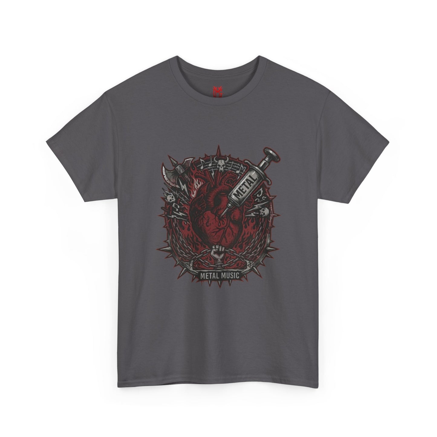 Metal heart Music T-Shirt
