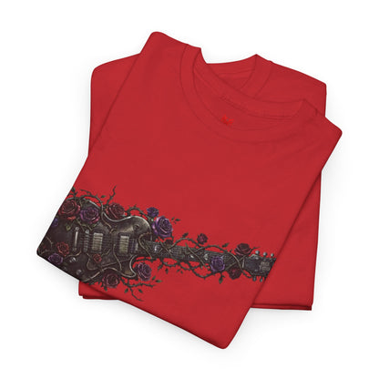 Electric Guitar Floral T-Shirt