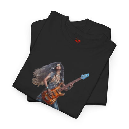 T-shirt fille guitariste électrique