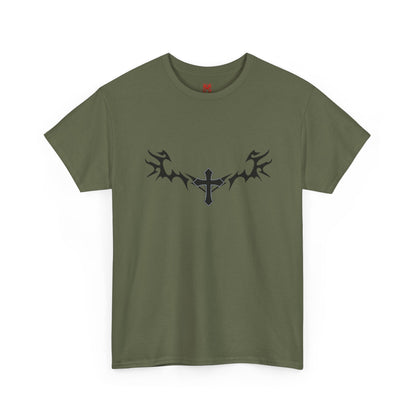 Tribal Cross Chest T-Shirt