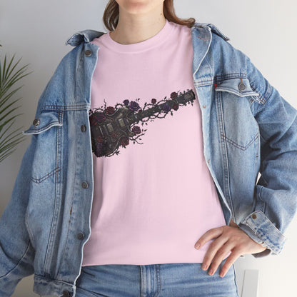 Electric Guitar Floral T-Shirt