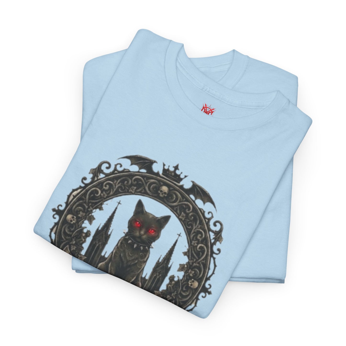T-shirt Chat Gothique