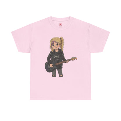 T-shirt Fille guitariste