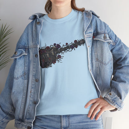 Electric Guitar Floral T-Shirt