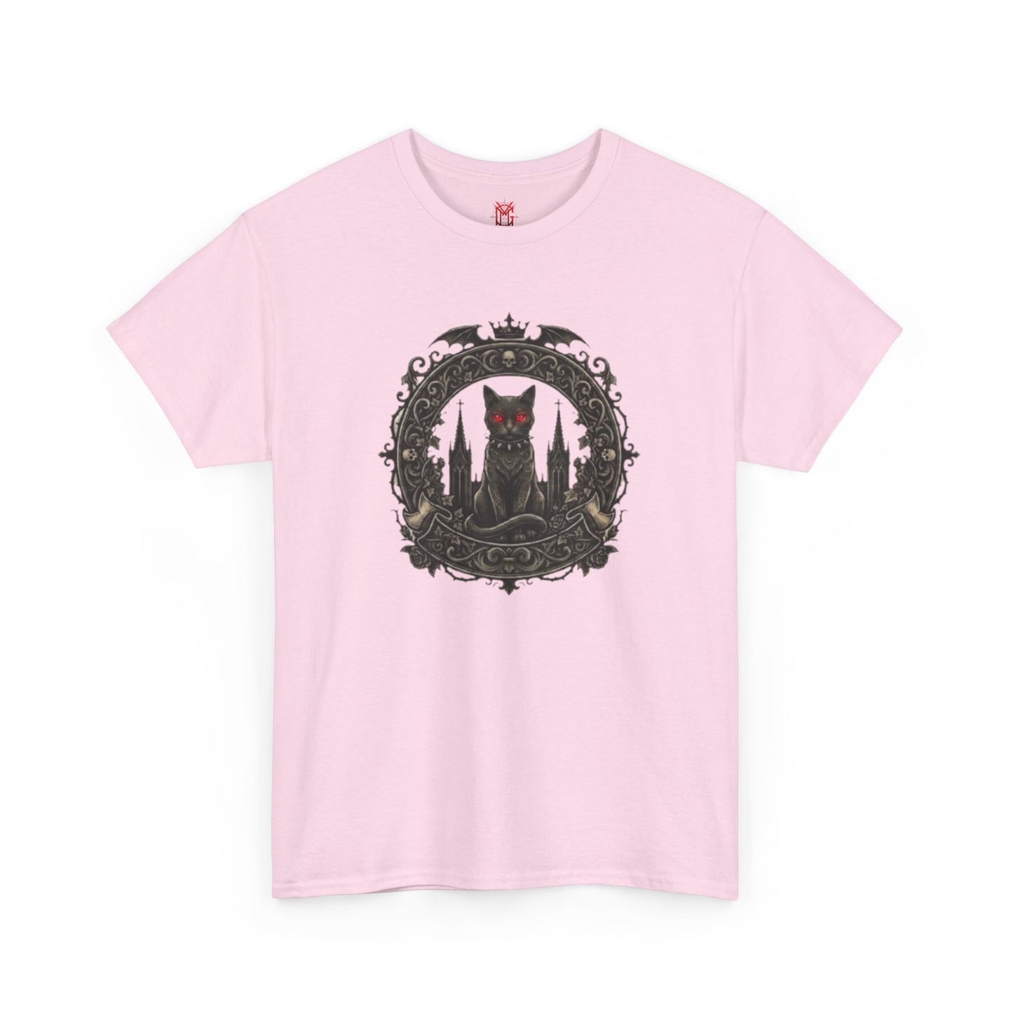 T-shirt Chat Gothique