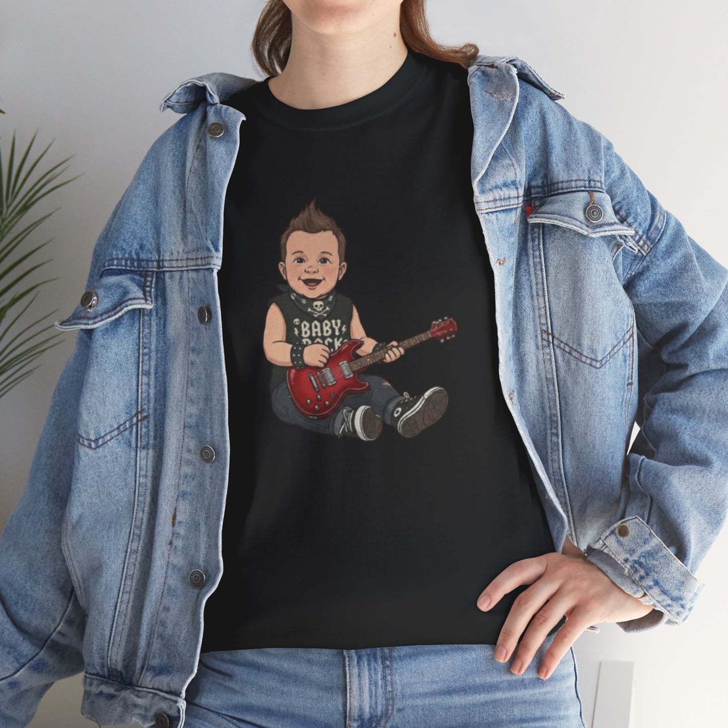 T-shirt bébé guitare