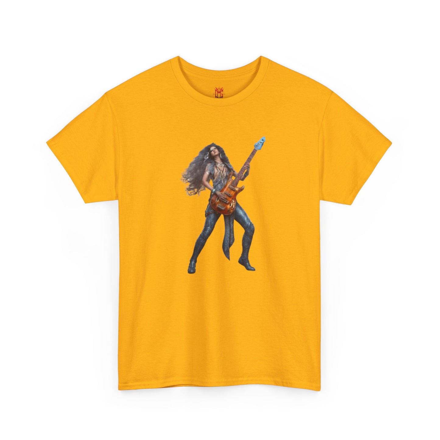 T-shirt fille guitariste électrique