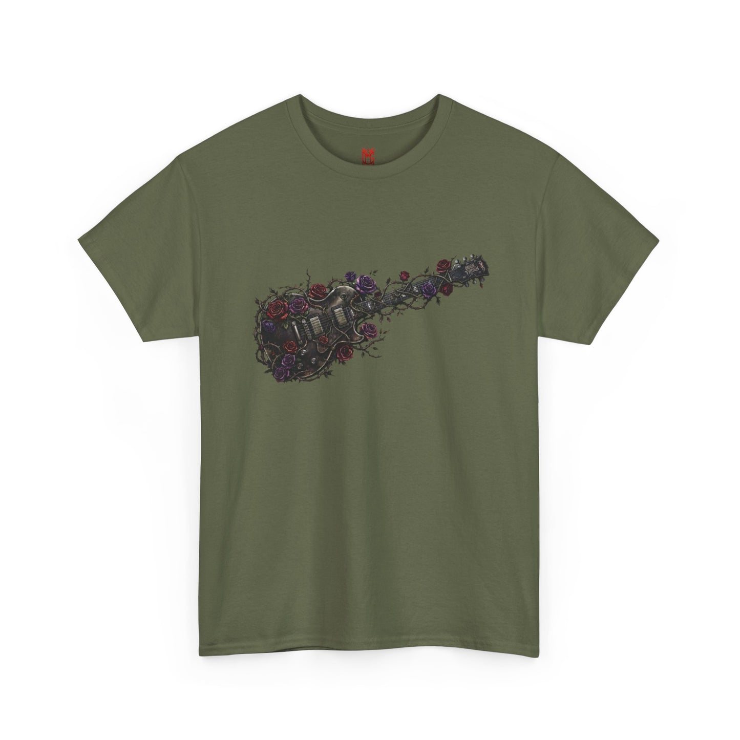 Electric Guitar Floral T-Shirt