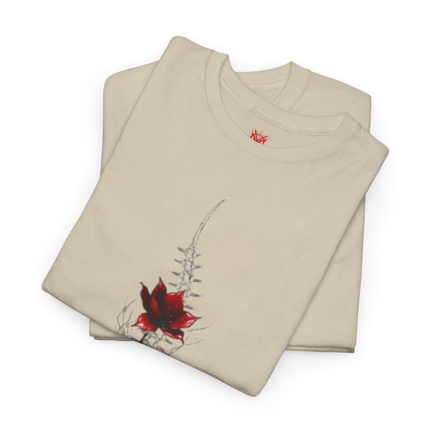 Spine & Red Rose T-Shirt