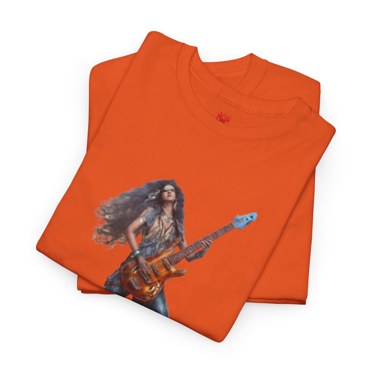 T-shirt fille guitariste électrique