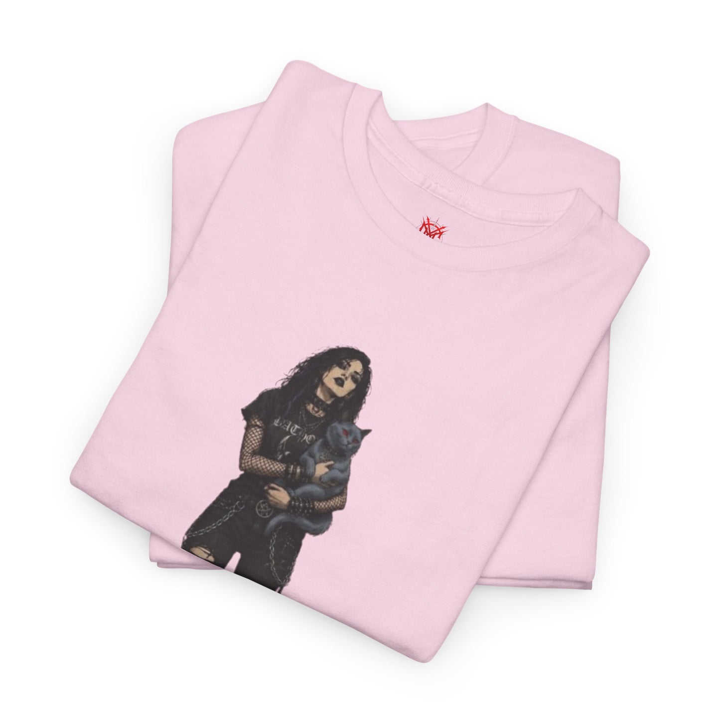 T-shirt Chat Rocker Gothique