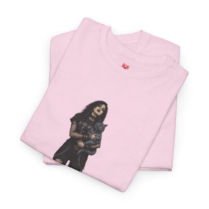 T-shirt Chat Rocker Gothique