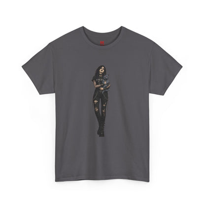 T-shirt Chat Rocker Gothique