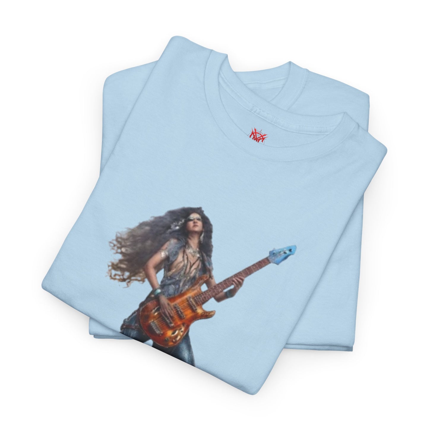 T-shirt fille guitariste électrique