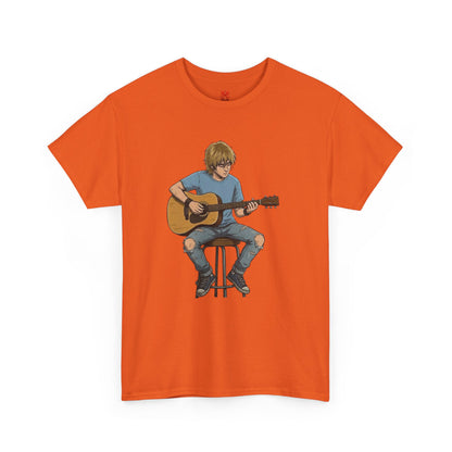 Homme Guitariste Acoustique T-Shirt