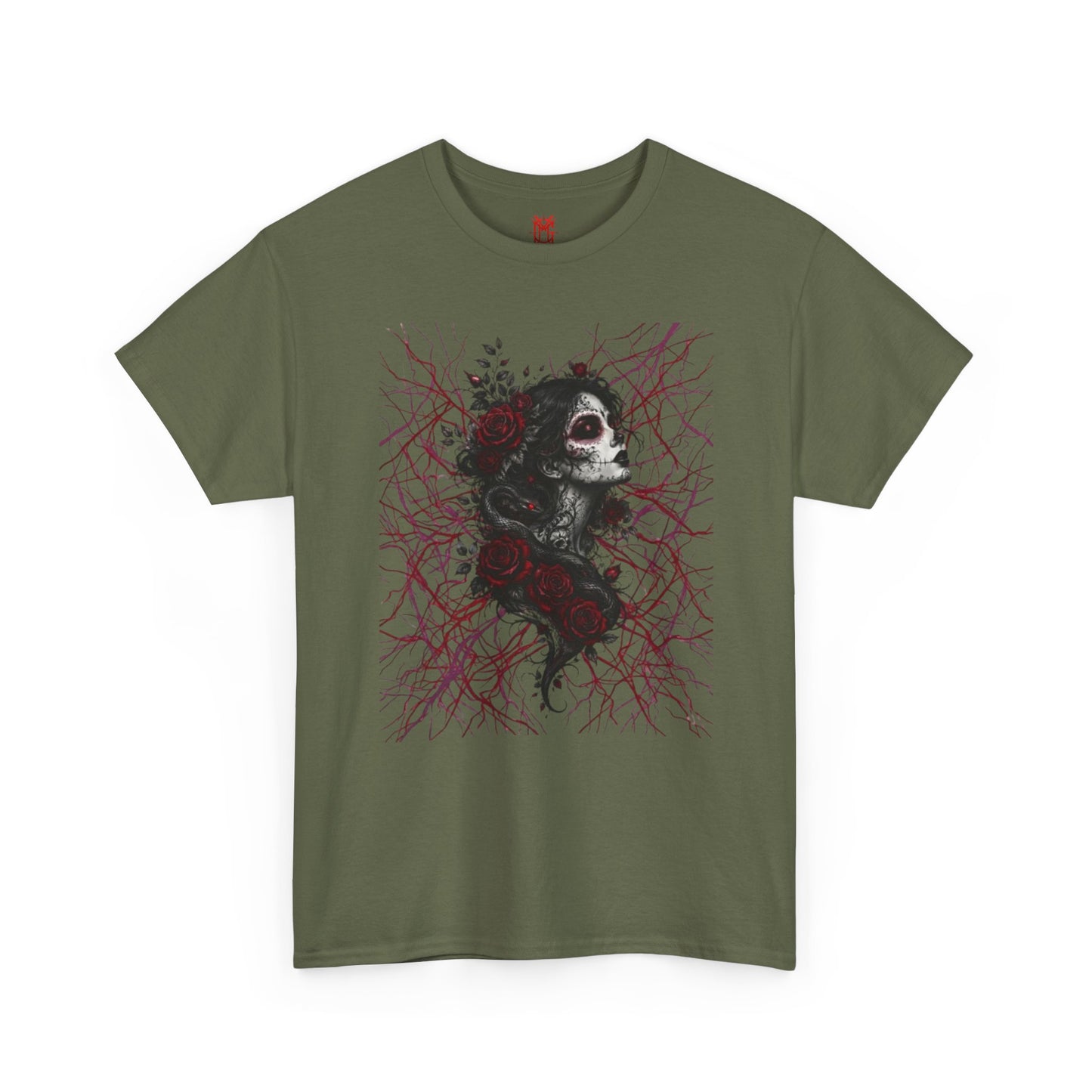 T-shirt Crâne et Roses