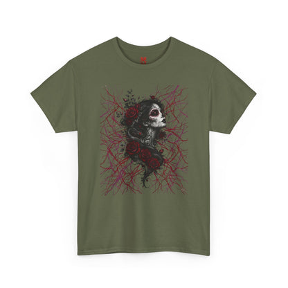 T-shirt Crâne et Roses