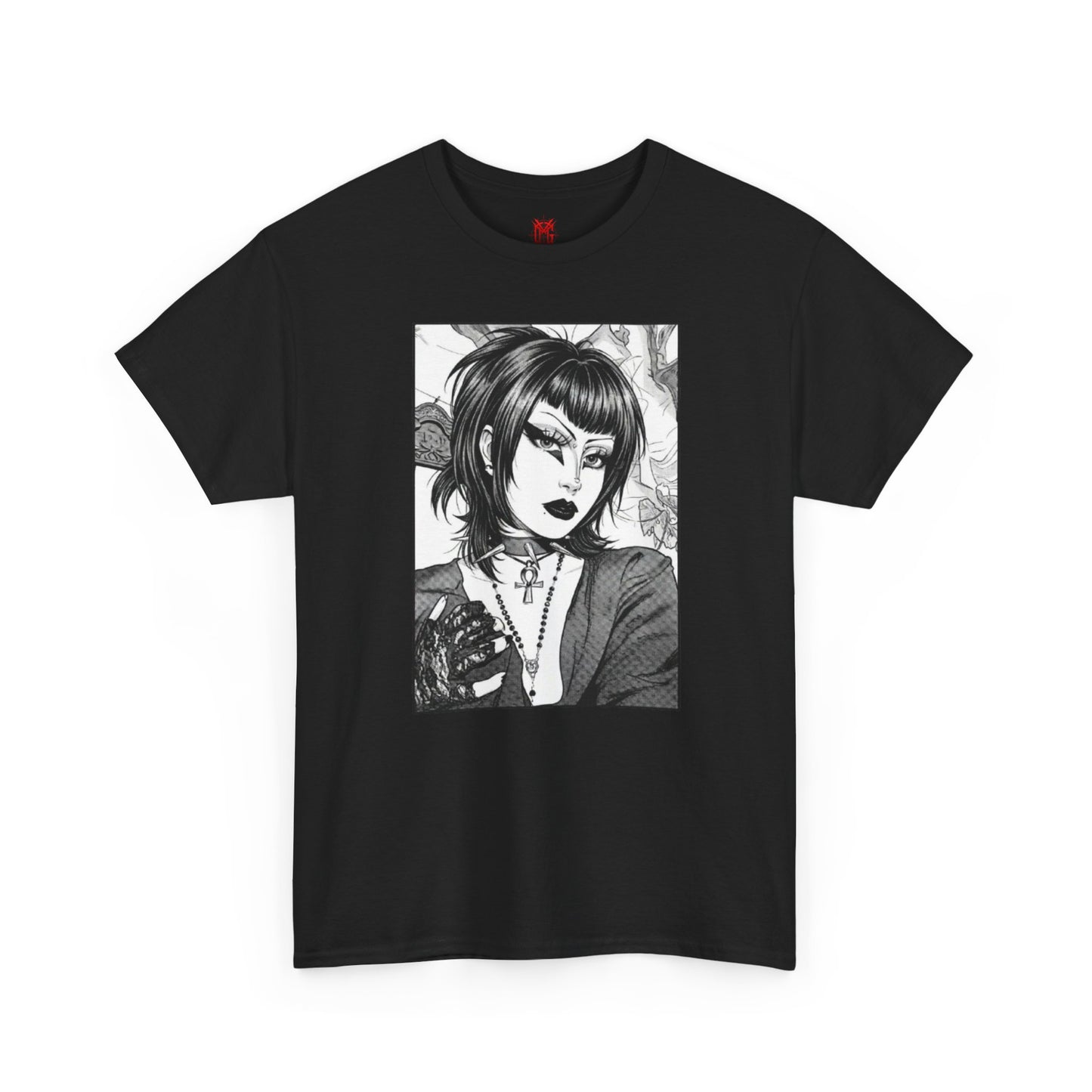 Gothic Manga Portrait T-Shirt