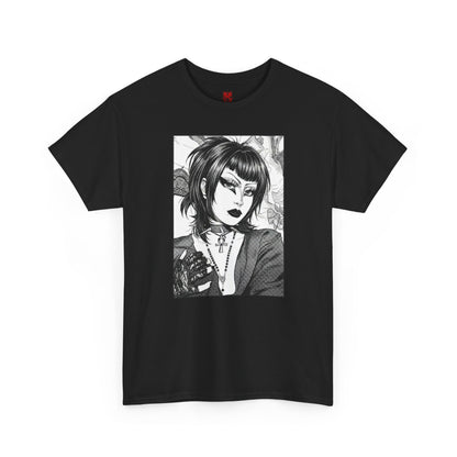 Gothic Manga Portrait T-Shirt