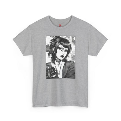 Gothic Manga Portrait T-Shirt
