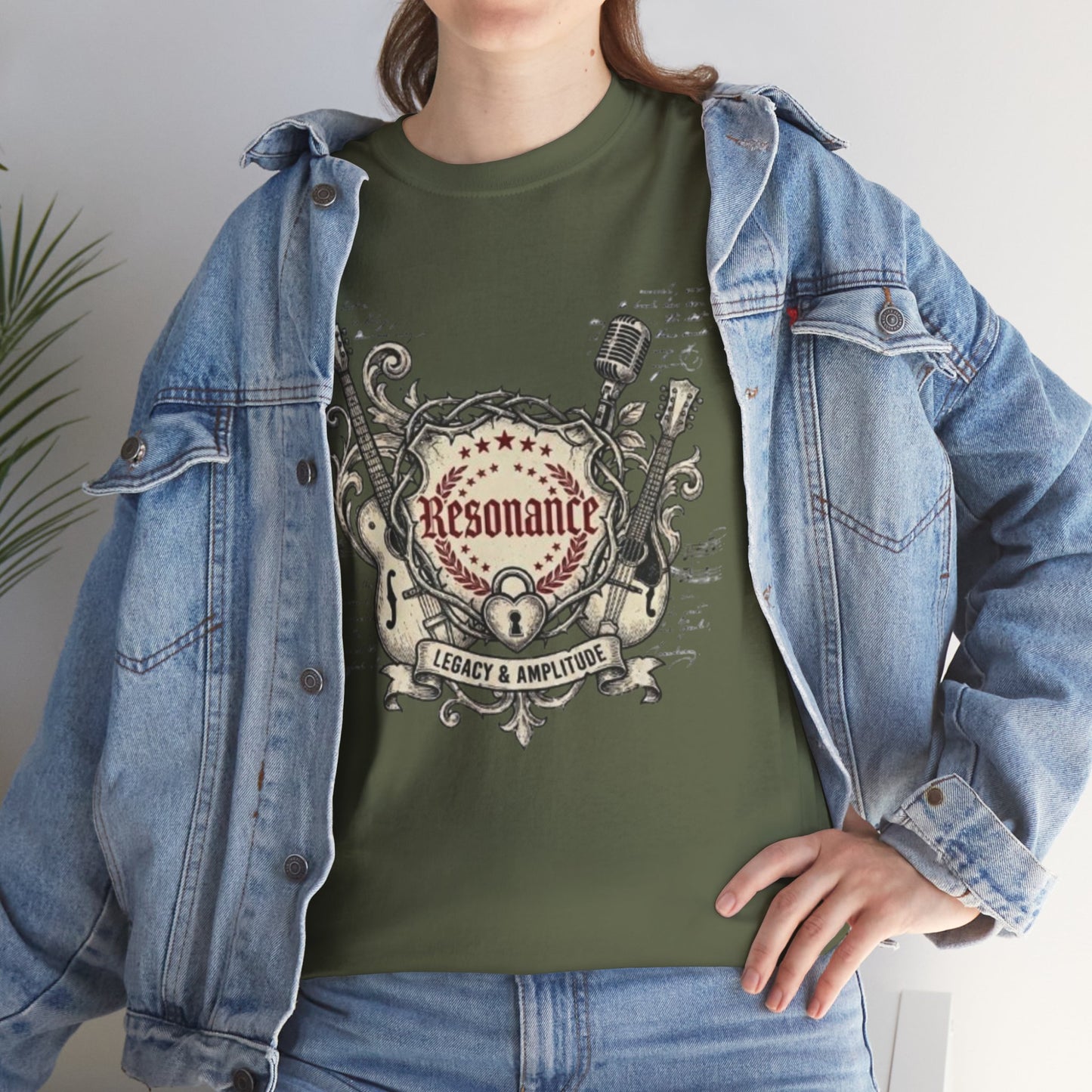 T-shirt Resonance Music avec blason