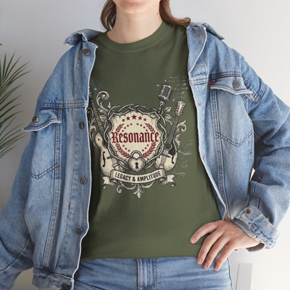 T-shirt Resonance Music avec blason