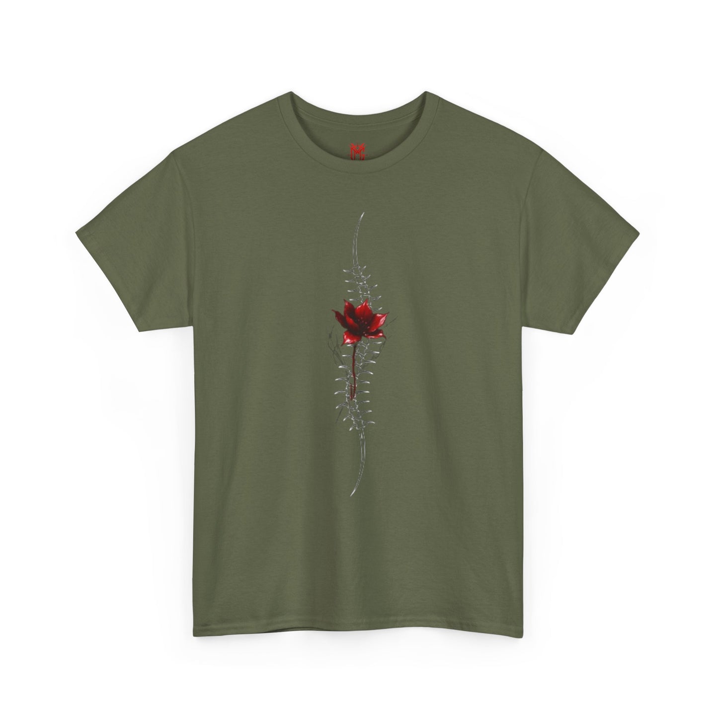 Spine & Red Rose T-Shirt