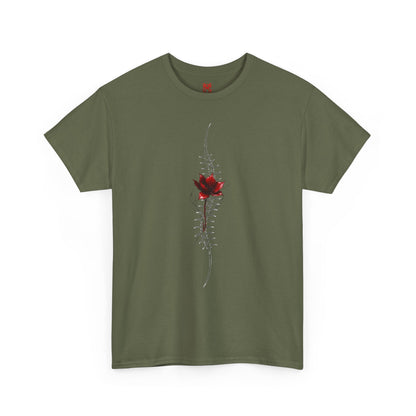 Spine & Red Rose T-Shirt