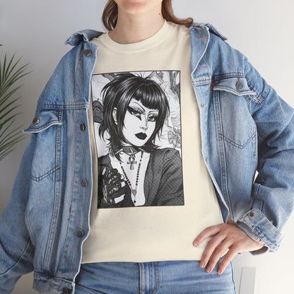 Gothic Manga Portrait T-Shirt