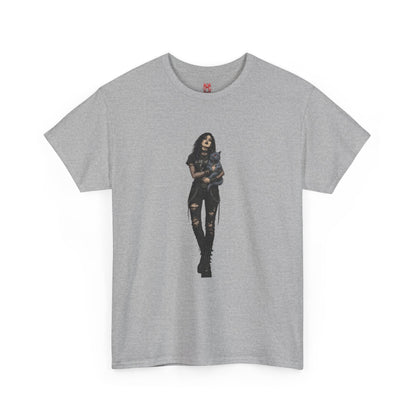 T-shirt Chat Rocker Gothique