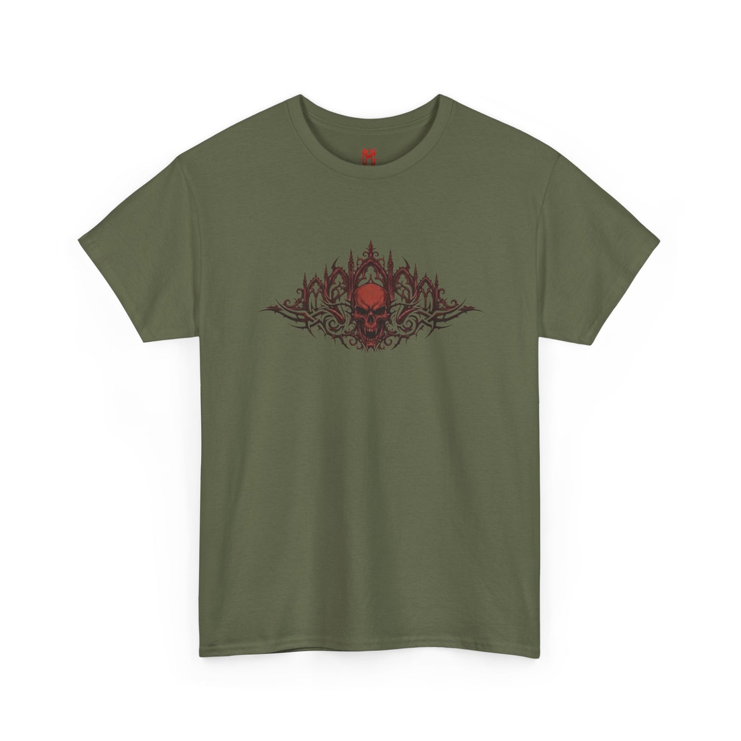 Gothic Red Skull T-Shirt