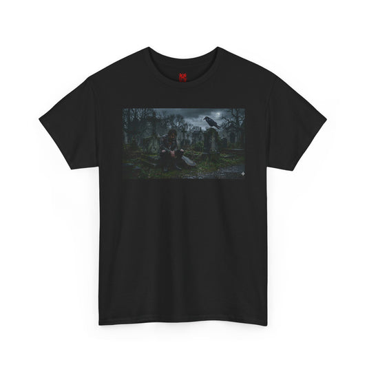 T-shirt scène de cimetière