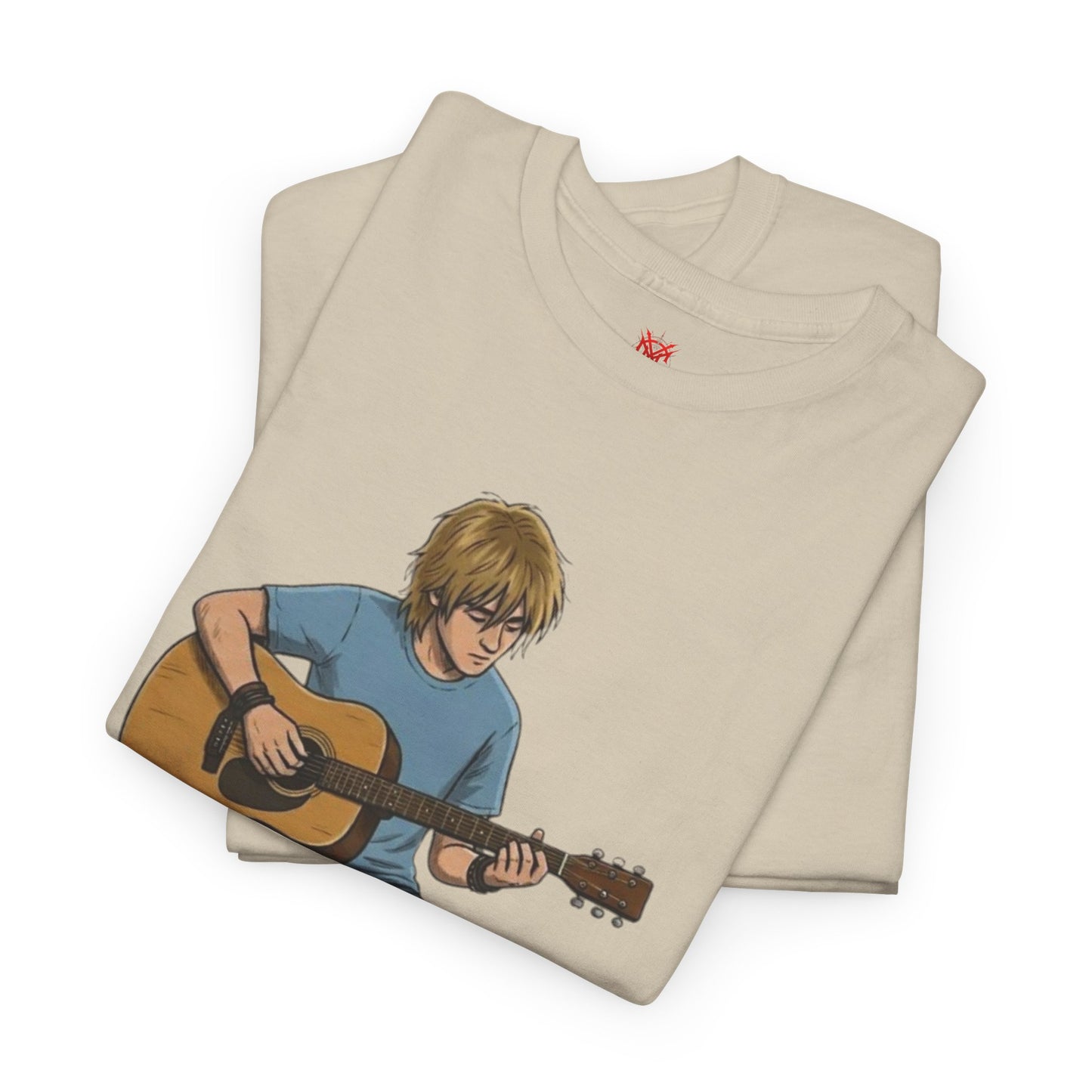 Homme Guitariste Acoustique T-Shirt