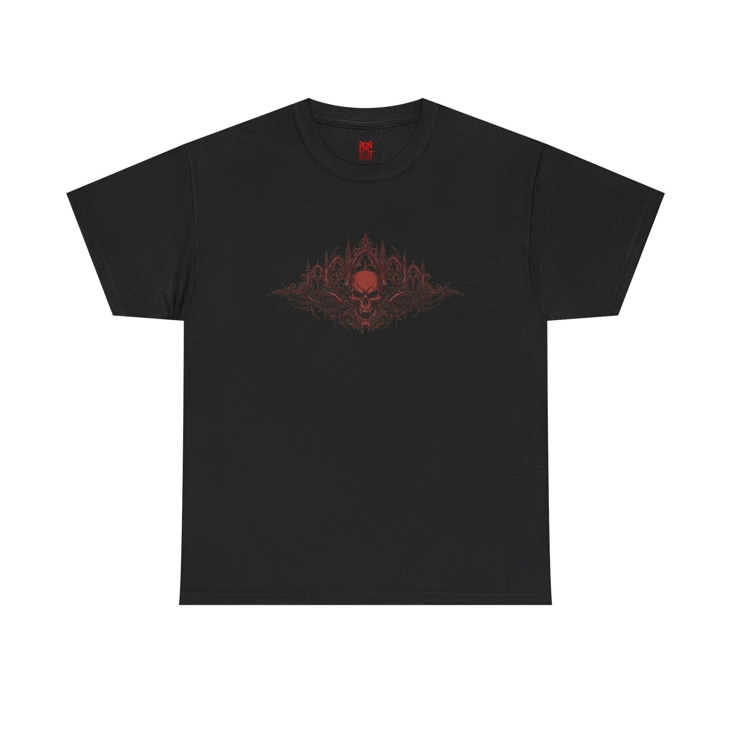 Gothic Red Skull T-Shirt