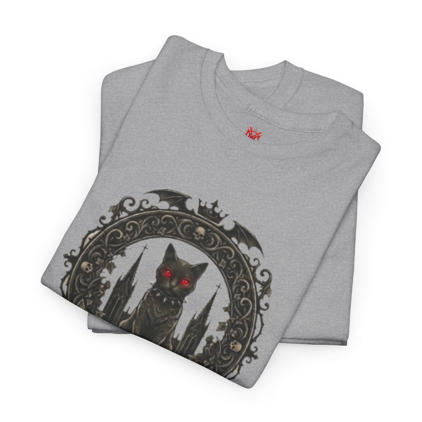 T-shirt Chat Gothique