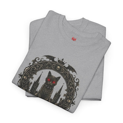 T-shirt Chat Gothique