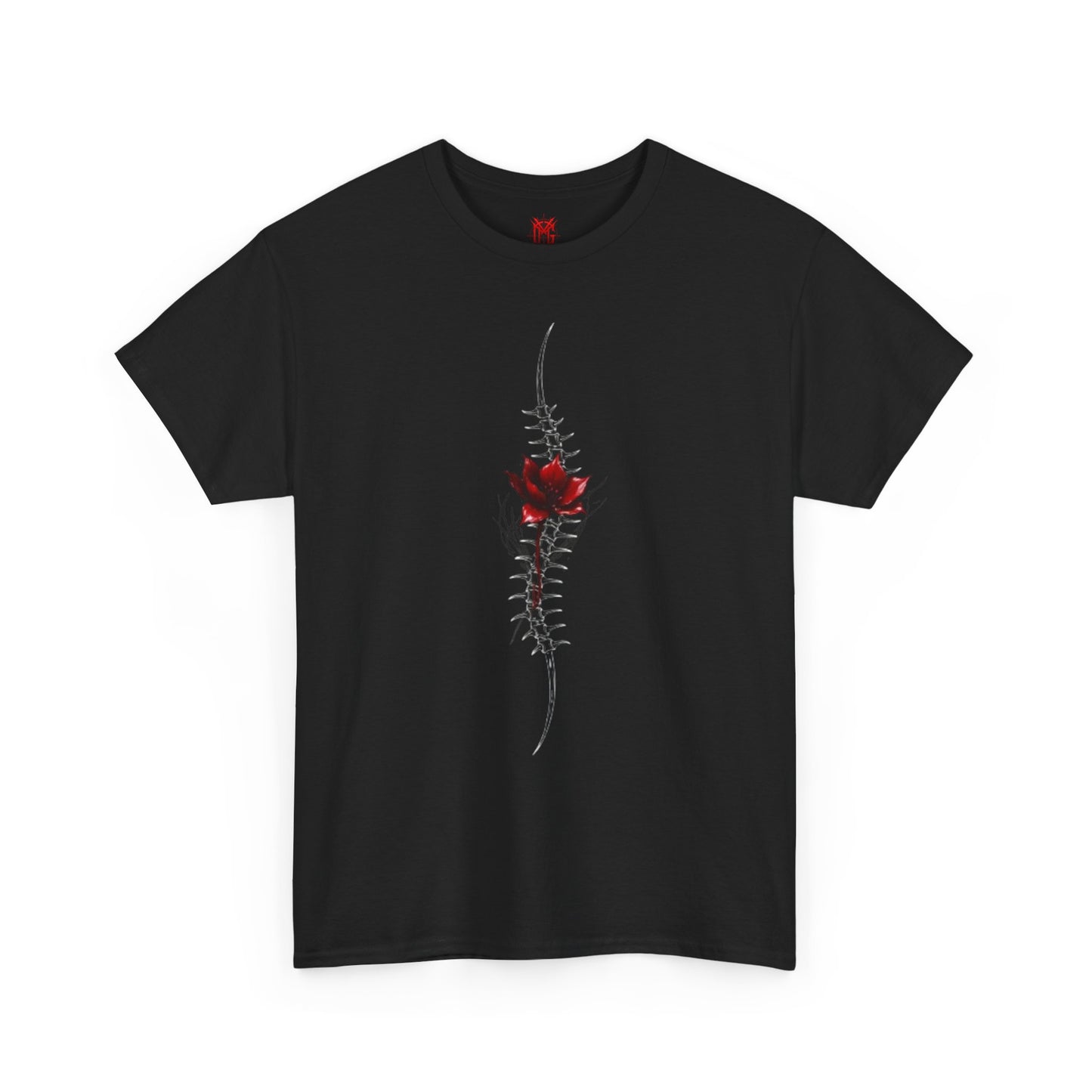 Spine & Red Rose T-Shirt