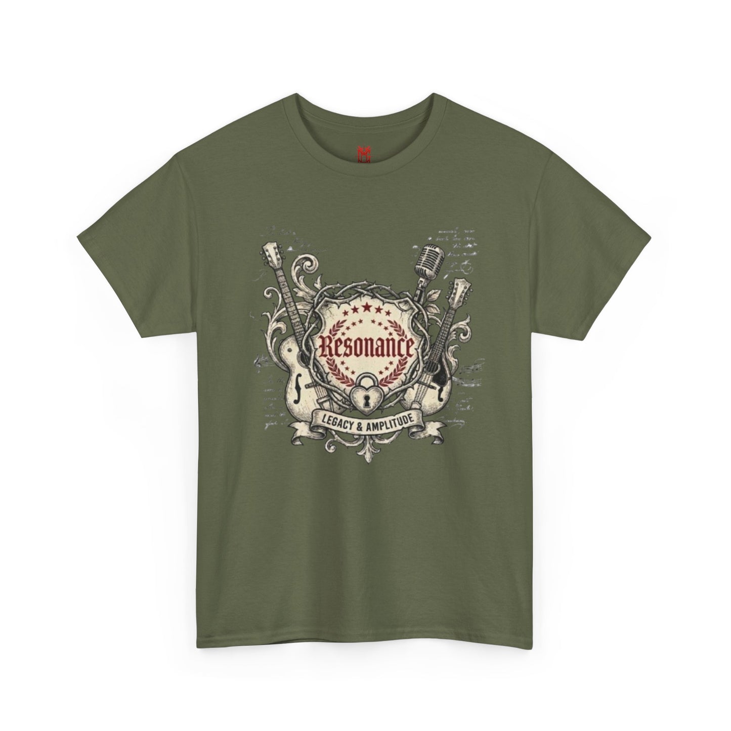 T-shirt Resonance Music avec blason