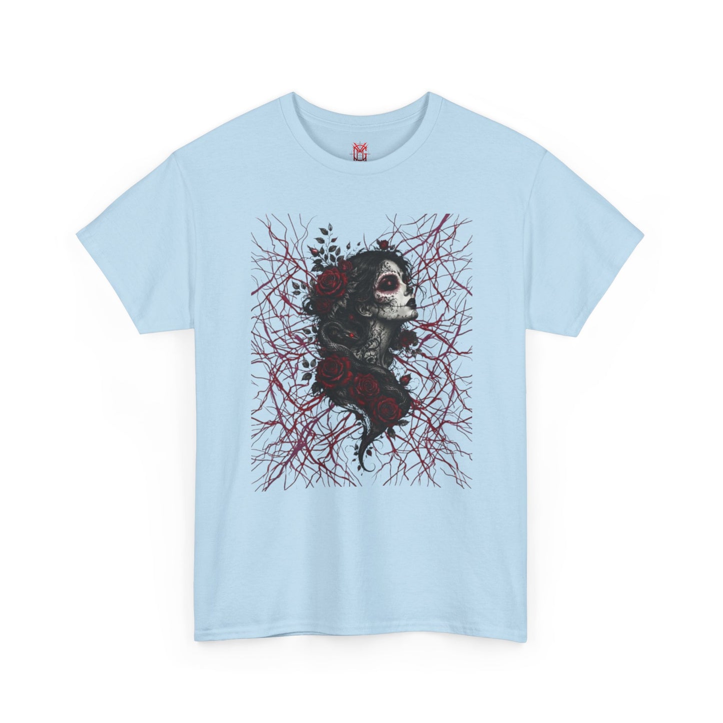 T-shirt Crâne et Roses